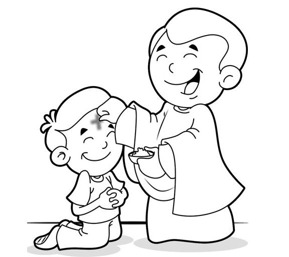 Ash Wednesday Coloring Pages - Coloring Home