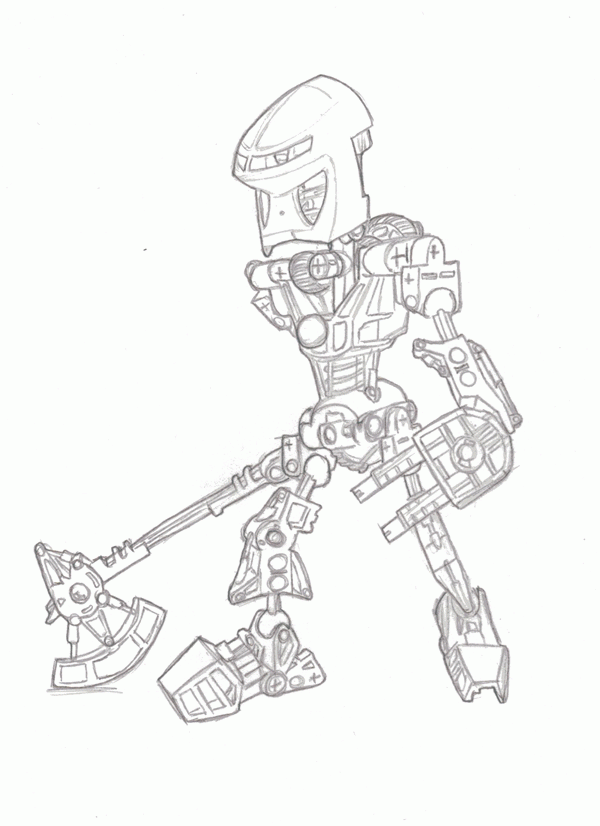 bionicle coloring pages tahu