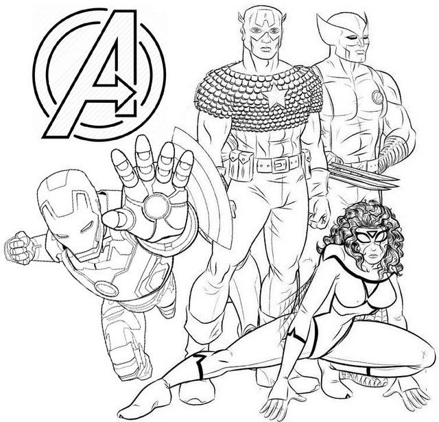 Avengers Endgame Coloring Page | Avengers coloring, Avengers coloring pages,  Superhero coloring pages
