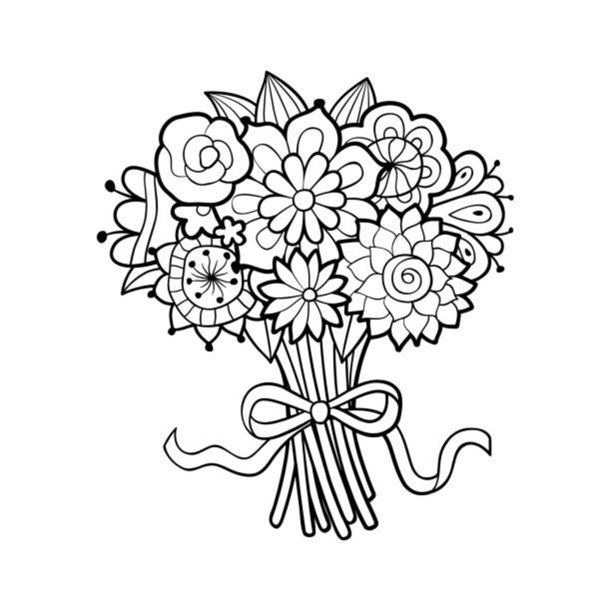 25 Free Printable Flower Coloring Pages - Parade: Entertainment, Recipes,  Health, Life, Holidays