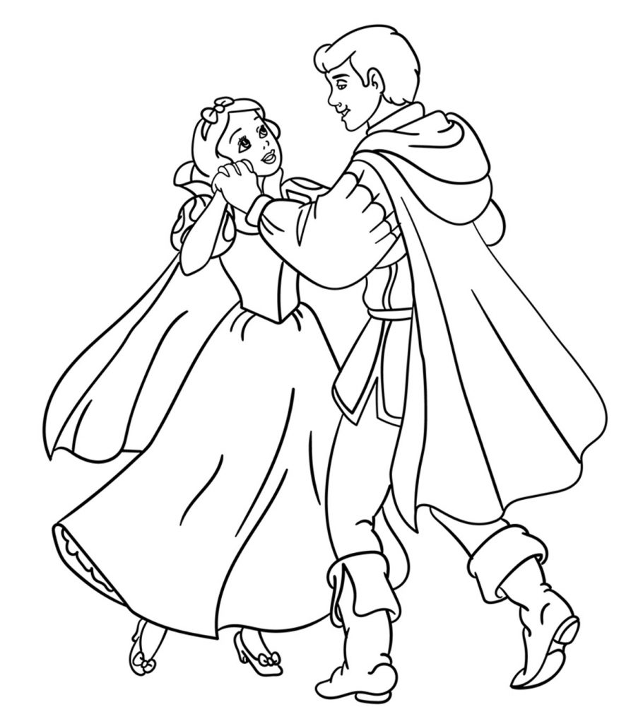 Top 20 Free Printable Snow White Coloring Pages Online
