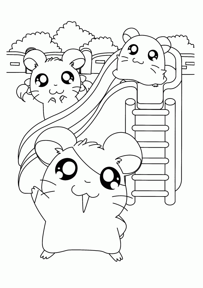 Drawing Hamster #8115 (Animals) – Printable coloring pages