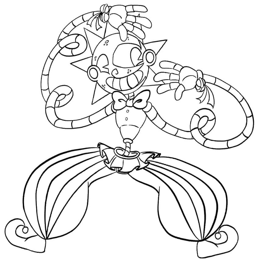 Sundrop FNAF Printable Coloring Pages - Coloring Cool