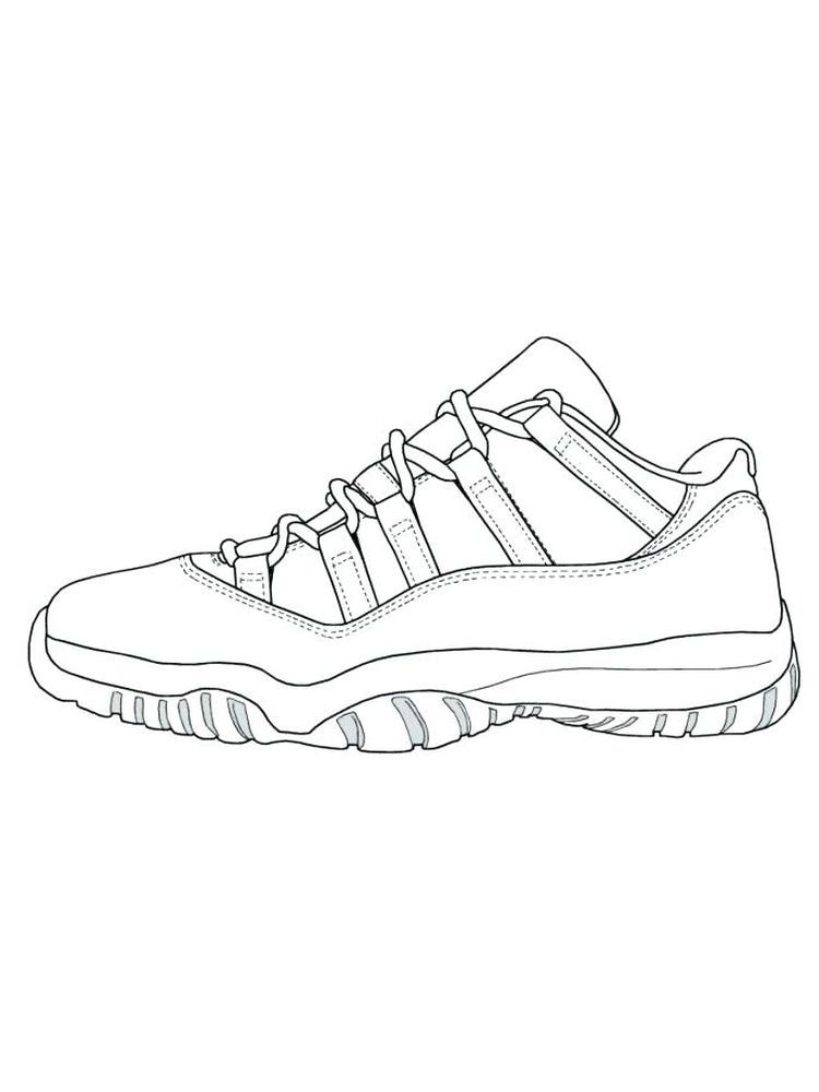 To Print Shoes Coloring Pages. The following is our collection of Shoes Coloring  Page. You are free to download and make… | Shoe print, Shoes drawing, Shoe  template