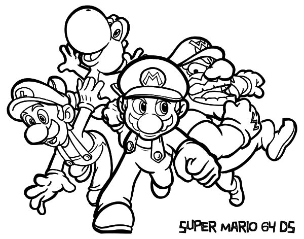 Super Mario And Luigi Coloring Pages - Download & Print Online Coloring  Pages for Free | Mario coloring pages, Avengers coloring pages, Super coloring  pages