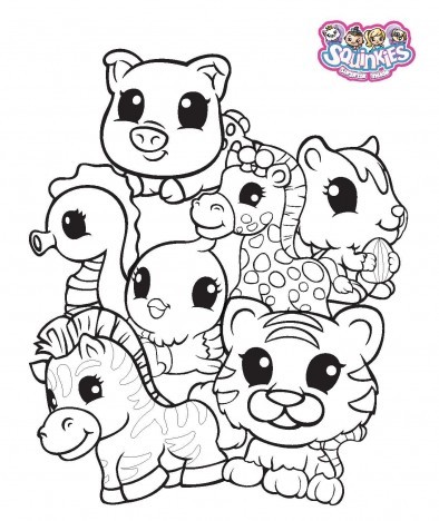 Squinkies Coloring Pages for Babies - Get Coloring Pages
