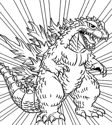 Godilla Colouring Pages - Free Colouring Pages