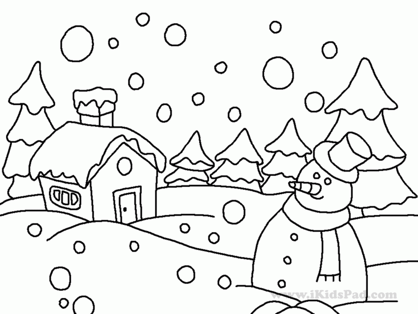 Free Printable Happy Holiday Coloring Book For Kids Winter Holiday ...