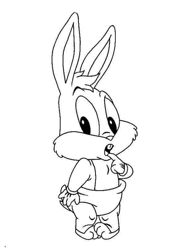 Baby Bugs Bunny - Coloring Pages for Kids and for Adults