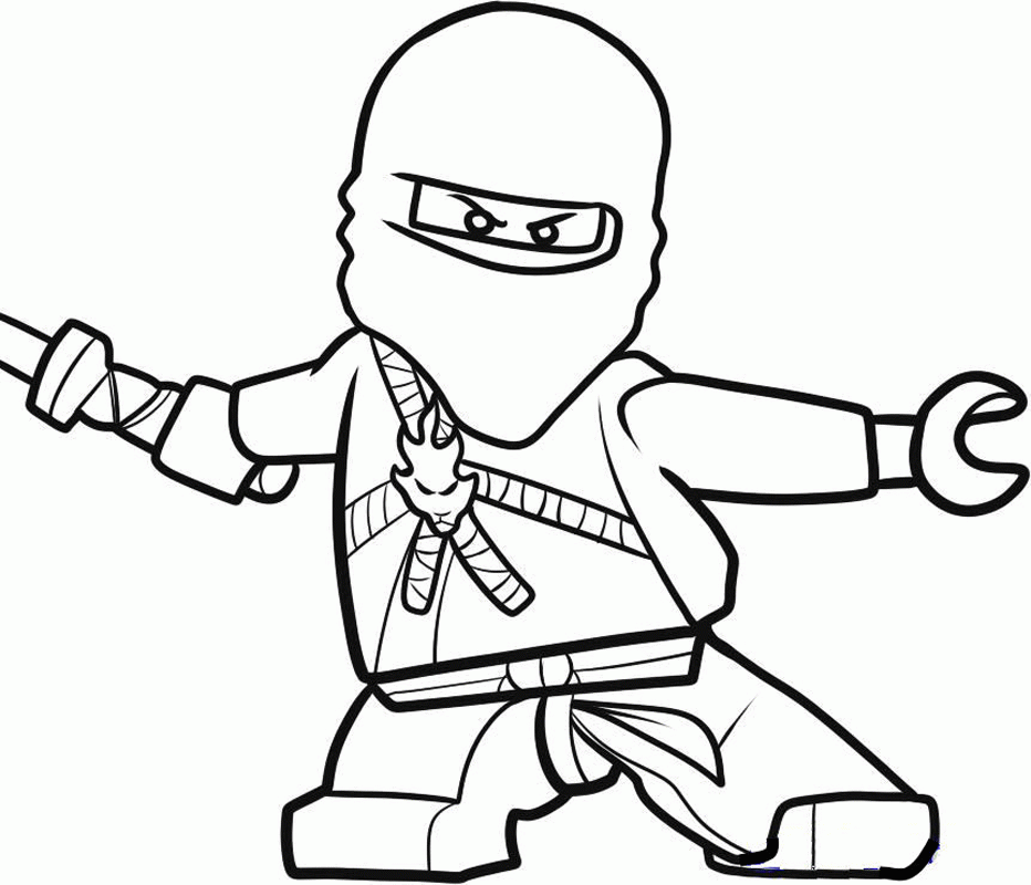 Lego Man Coloring Page Printable - Coloring Page