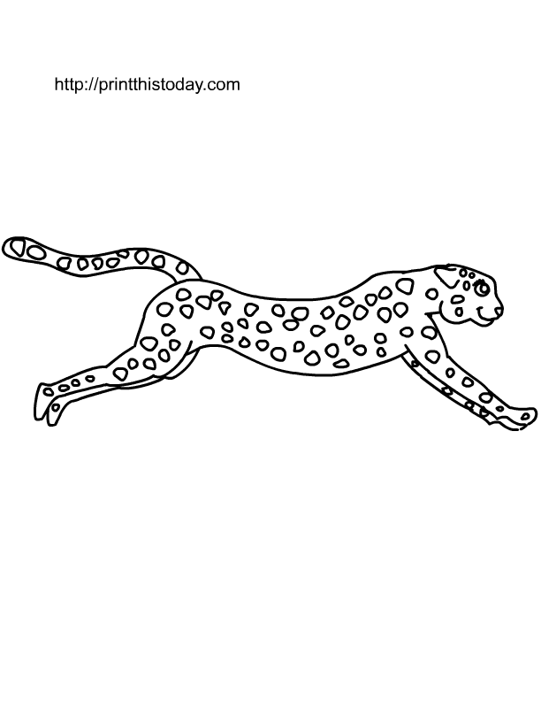 10 Pics of Nany Cheetah Coloring Pages Printable - Cheetah Face ...