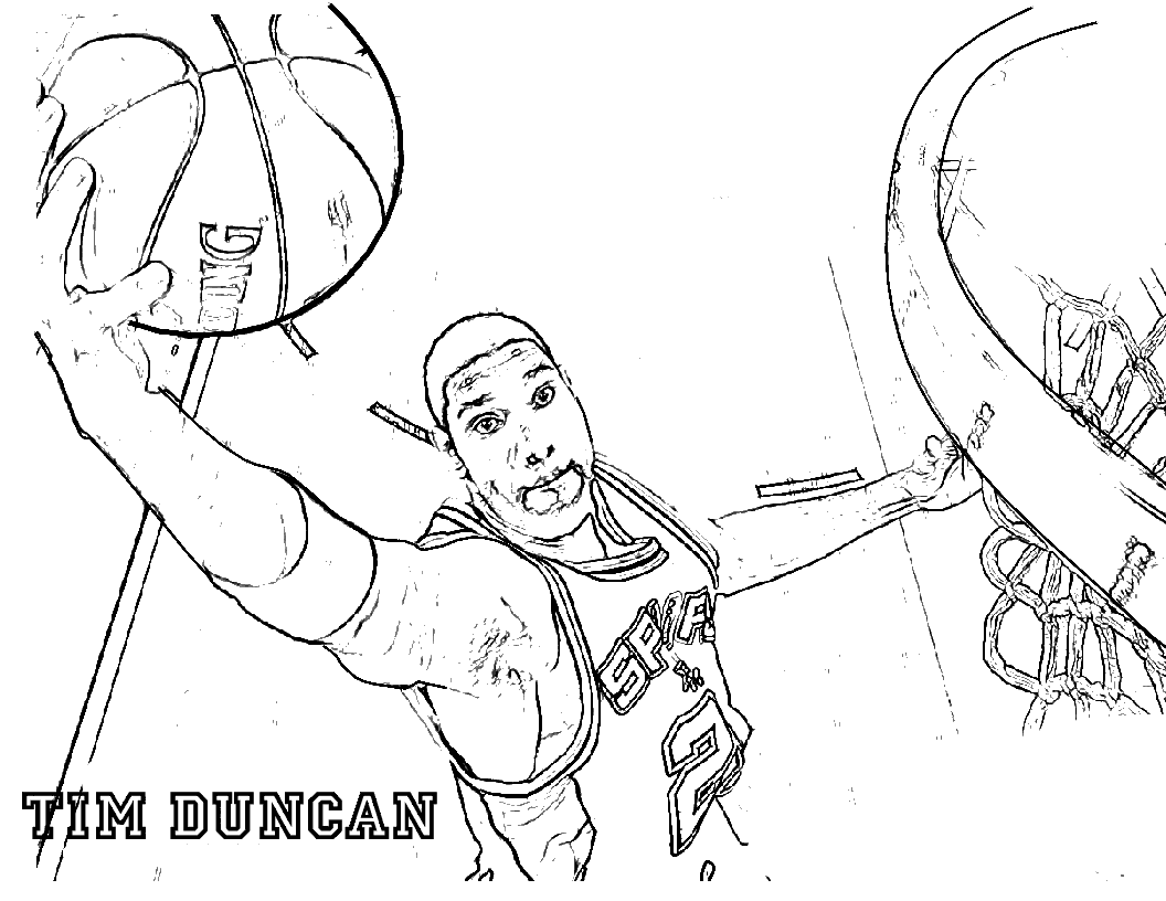Basketball Player Coloring Sheets - High Quality Coloring Pages