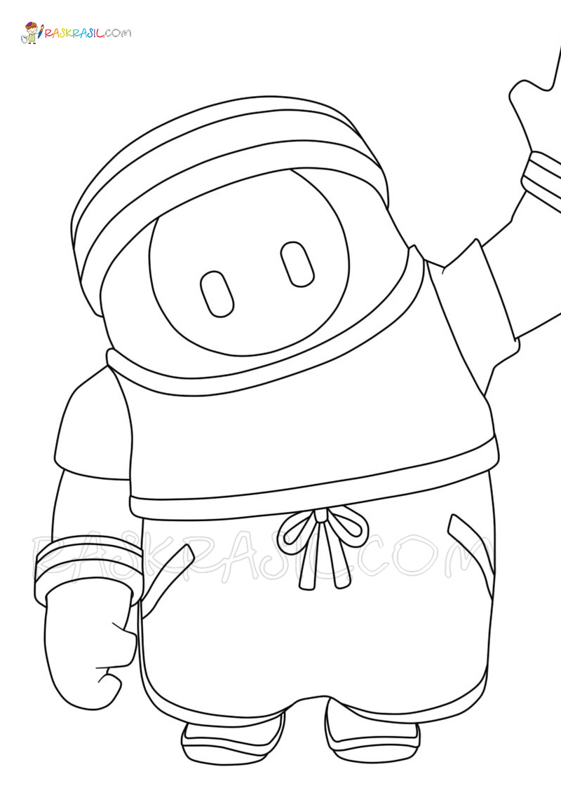 Free Fall Guys Coloring Pages Download And Print Fall