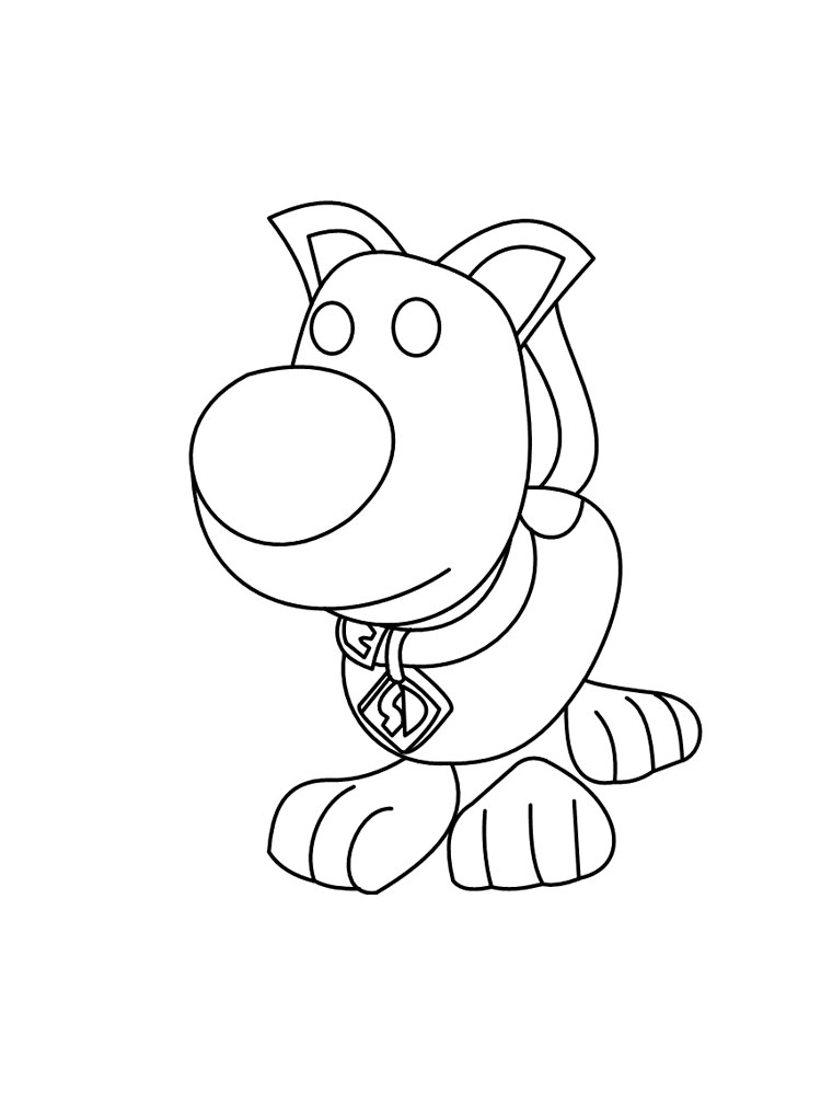 Adopt Me Pets Coloring Pages Coloring Home