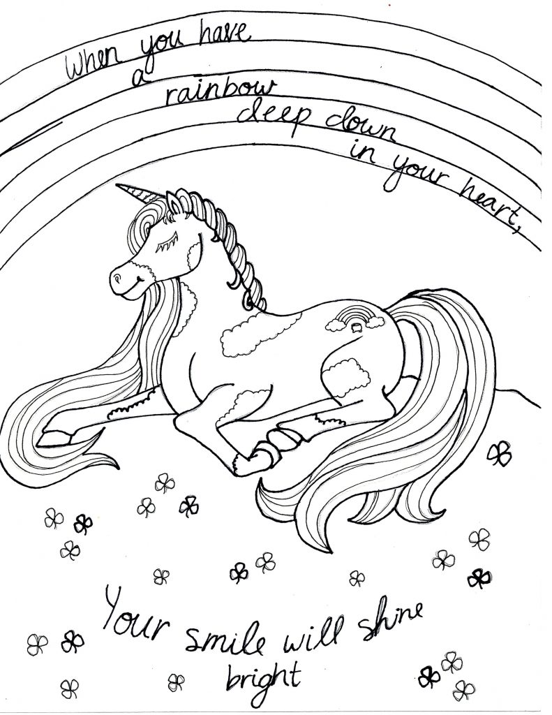 Unicorn Girl Coloring Pages   Coloring Home