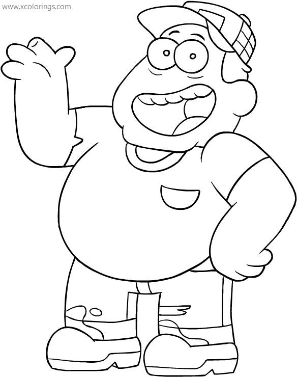 Bill Green from Big City Greens Coloring Pages - XColorings.com