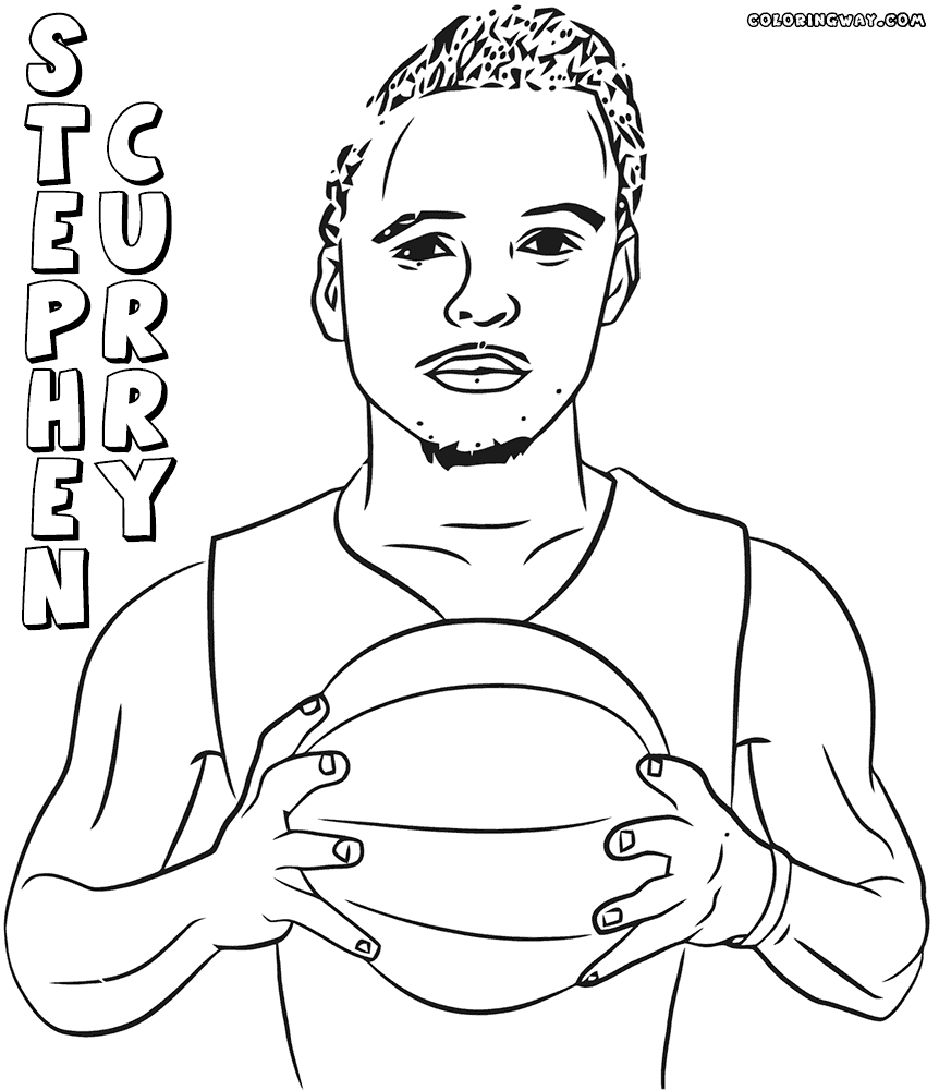 Stephen Curry Coloring Pages To Print Free Chapter For Kidsolden State  Warriors – Slavyanka