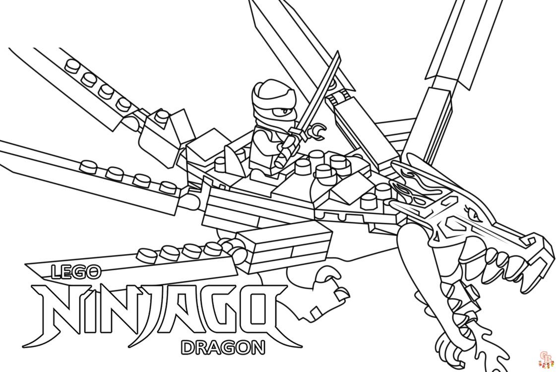 Color Your Imagination: Ninjago Dragon Coloring Pages