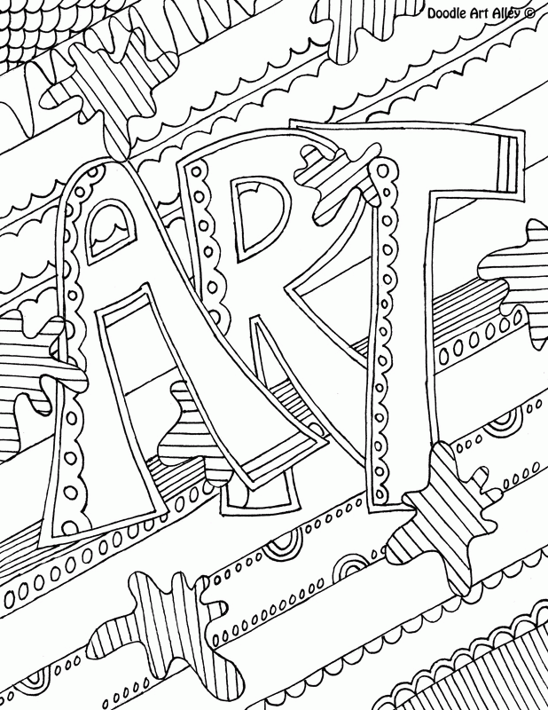Download Doodle Art Alley All Quotes Coloring Pages - Coloring Home