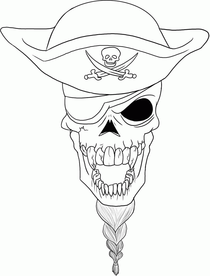 15 Pics of Skull Printable Coloring Pages - Printable Adult ...