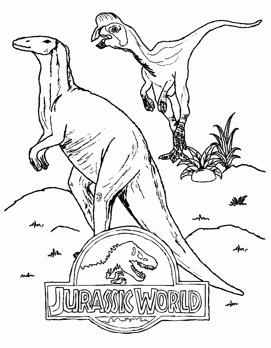10 Pics Of Jurassic World Logo Coloring Pages - Jurassic Park