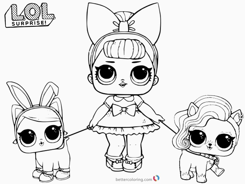 Lol Doll Coloring Page | Database Coloring Page Ideas