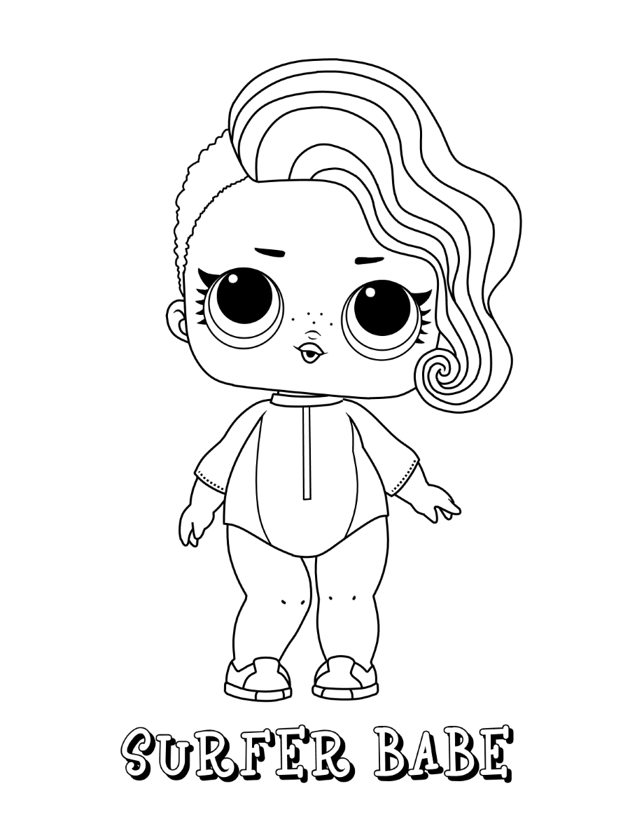 Lol Doll Coloring Pages   Coloring Home