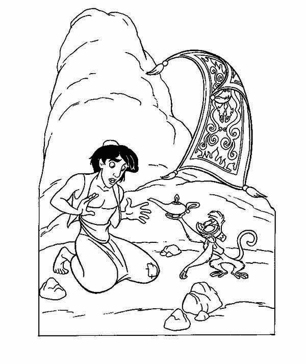 Magic Lamp Coloring Pages at GetDrawings.com | Free for ...
