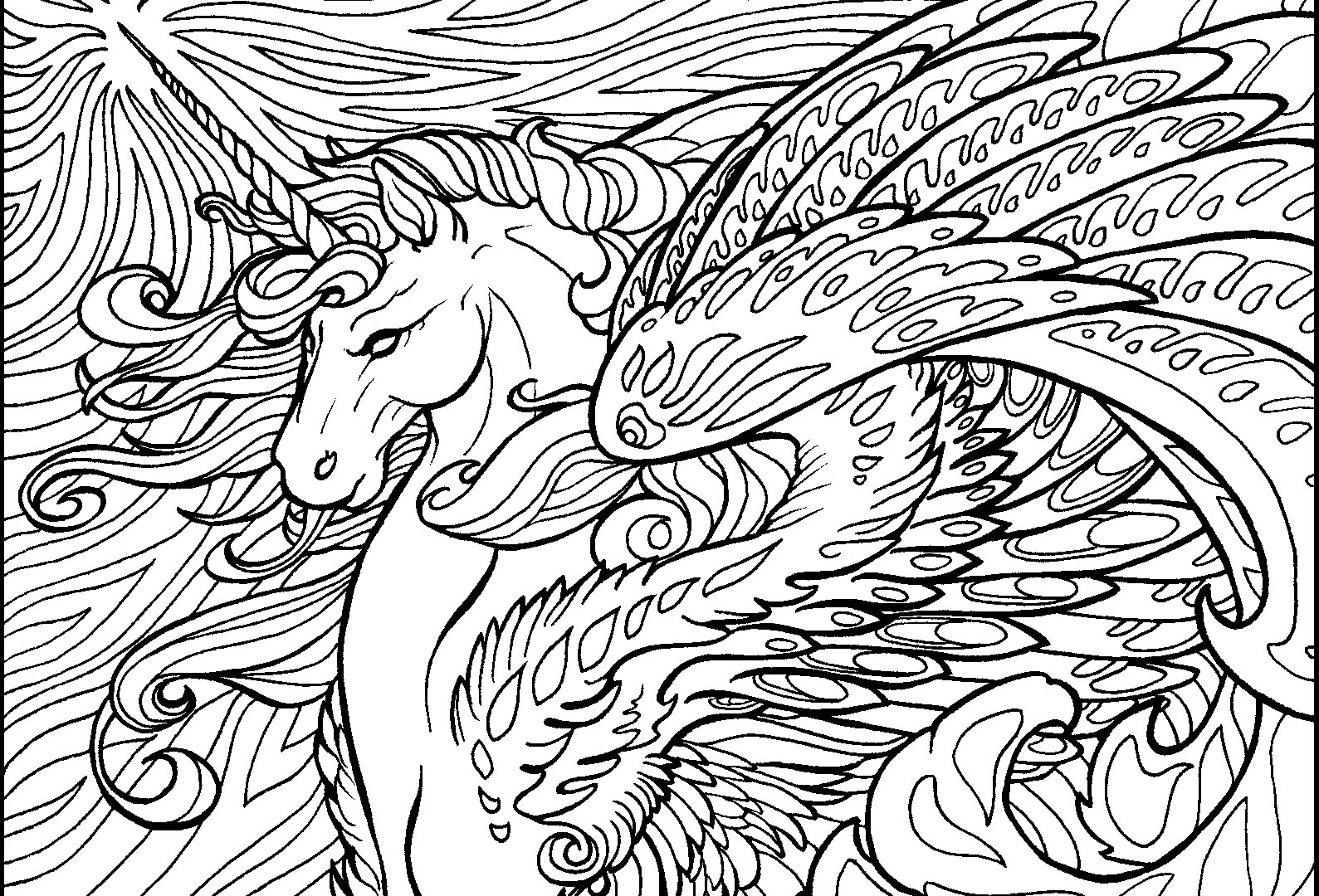 Coloring Pages : Awesome Of Difficult Coloring Pages Animals ...