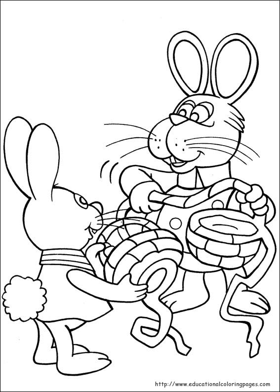 Peter Cottontail Coloring Pages - Educational Fun Kids Coloring ...