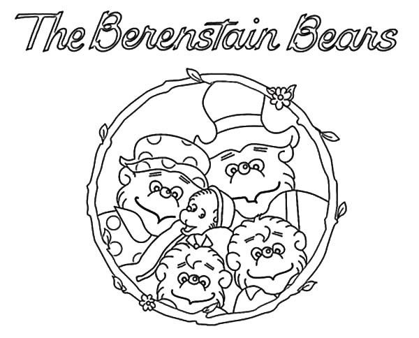 Berenstain Bear Family Picture Coloring Pages | Best Place to Color
