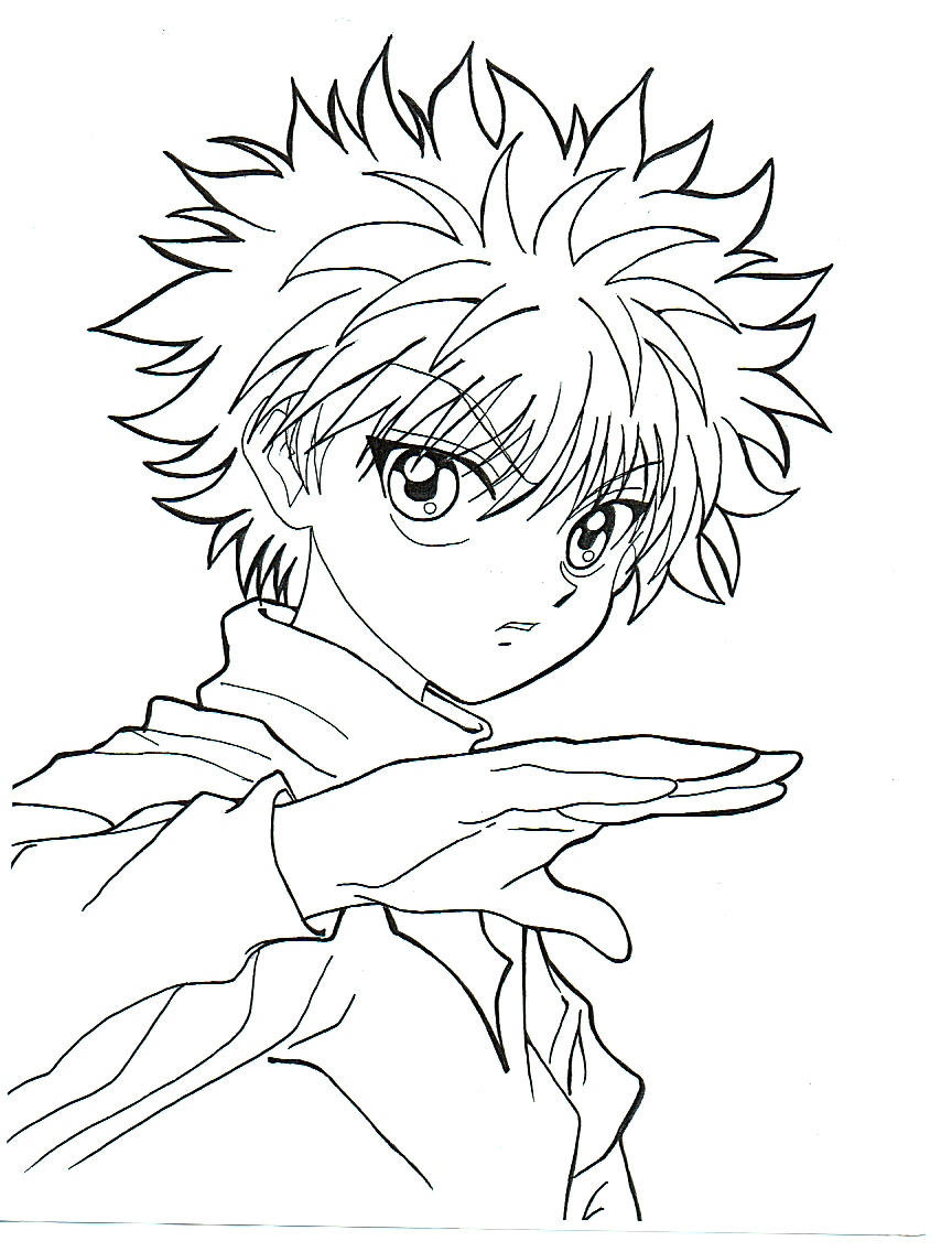 Hunter X Hunter Coloring Page - Coloring Home