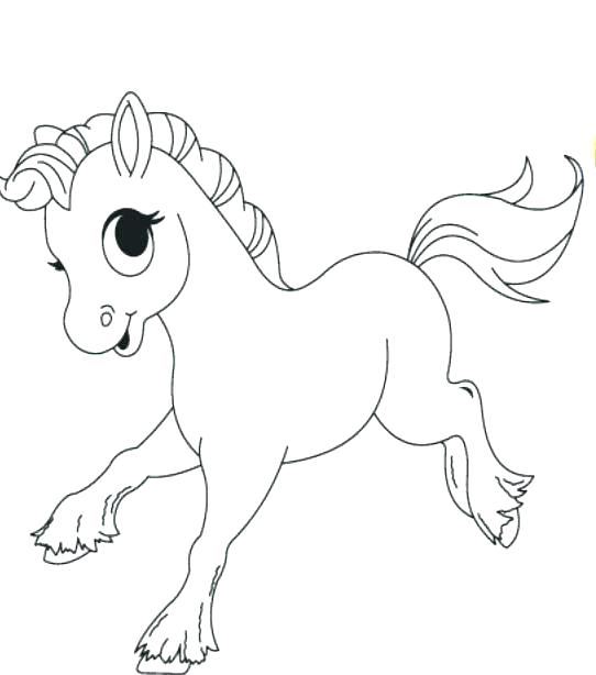 Baby Horses Coloring Pages - Coloring Home