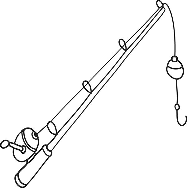 2,fishing Rod Coloring Page - Download & Print Online Coloring Pages for  Free | Color Nimbus | Online coloring pages, Online coloring, Coloring pages