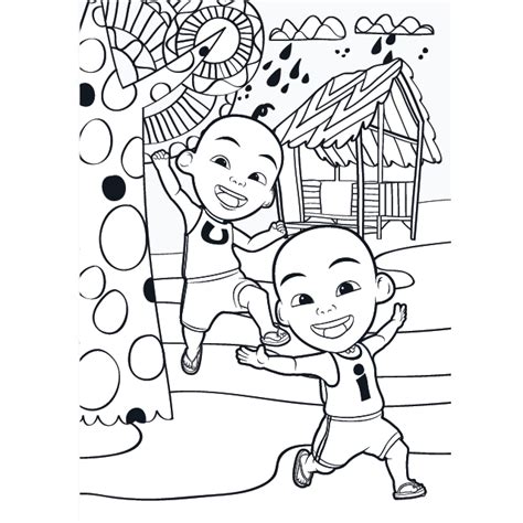 Upin And Ipin Coloring Pages - Coloring Home