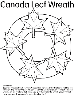Canada Day | Free Coloring Pages | crayola.com
