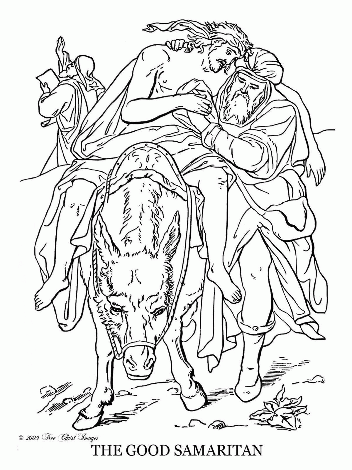 Download Coloring Pages Of The Good Samaritan - Coloring Home