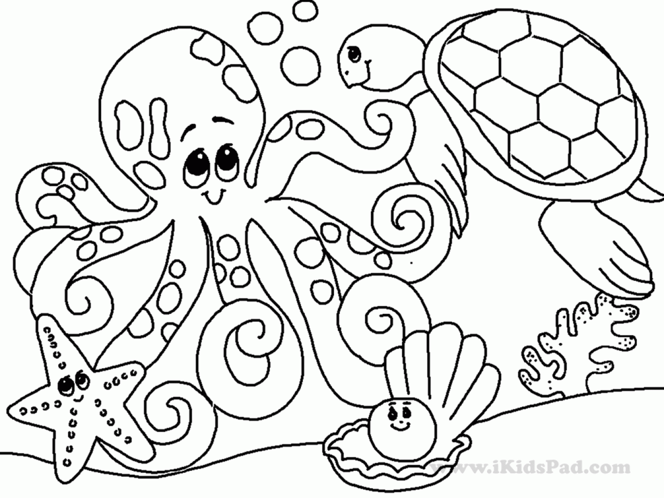Coloring Book Pages Animals - Coloring Pages for Kids and for Adults