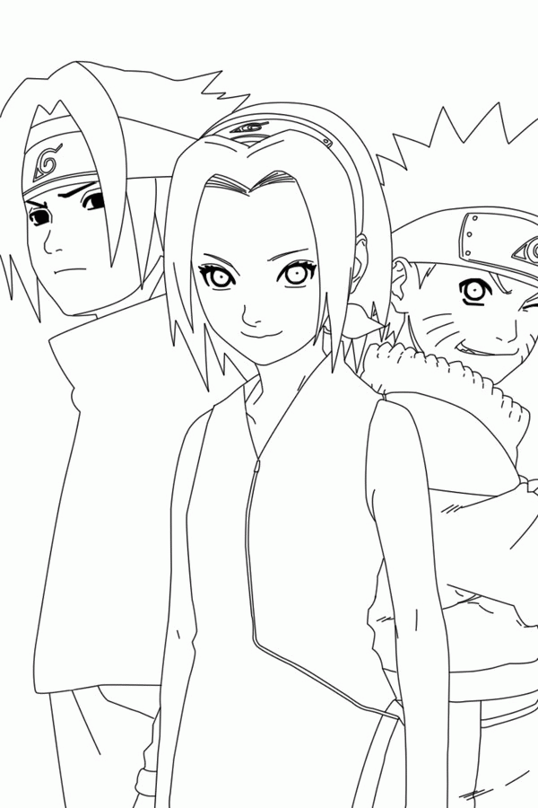 Naruto Coloring Pages Devientart   Coloring Home