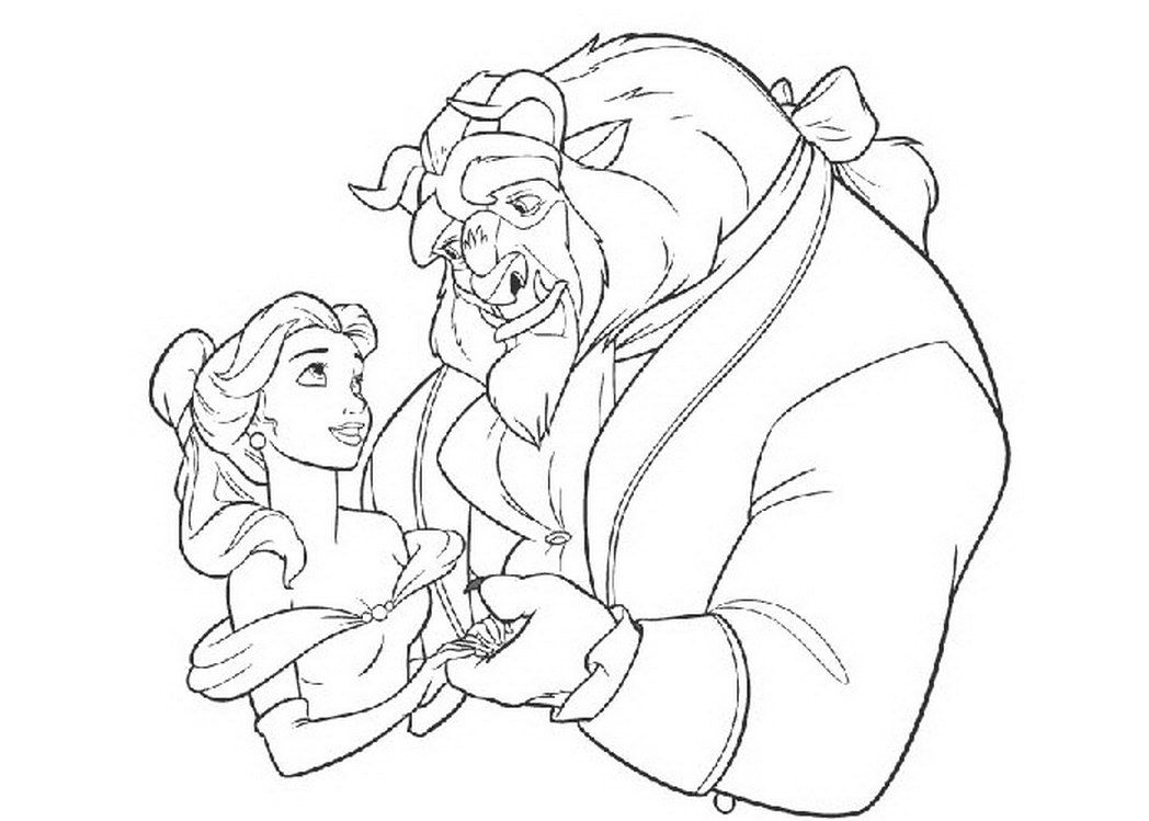 beauty-and-the-beast-coloring-sheets-248679 Â« Coloring Pages for ...