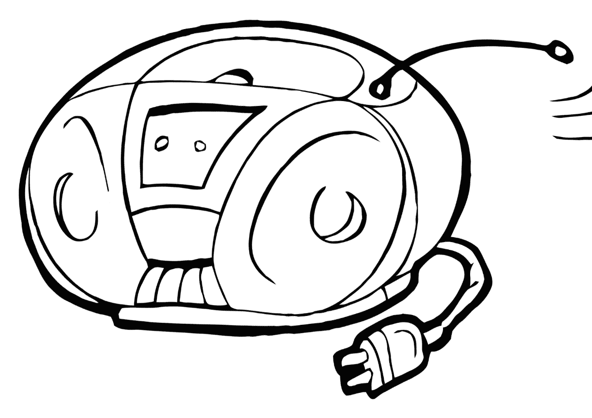 Radio coloring pages | Coloring pages to download and print