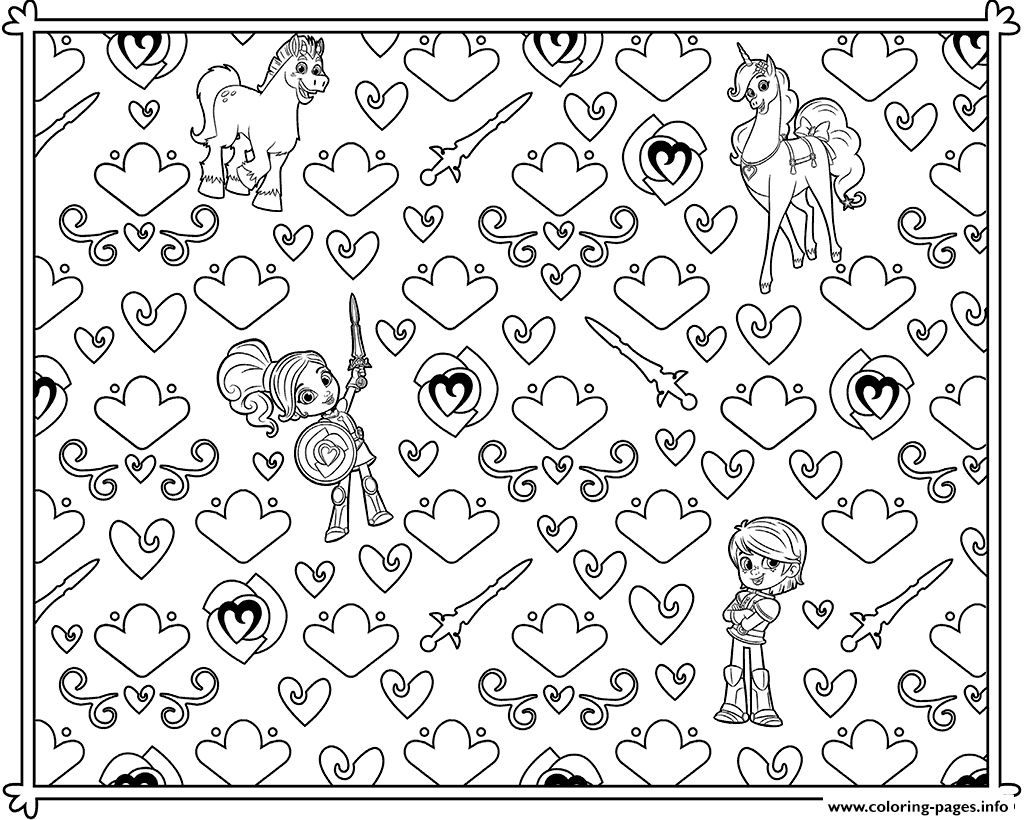 Nella Princess Adult Colouring Page To Promote Stress Relief ...