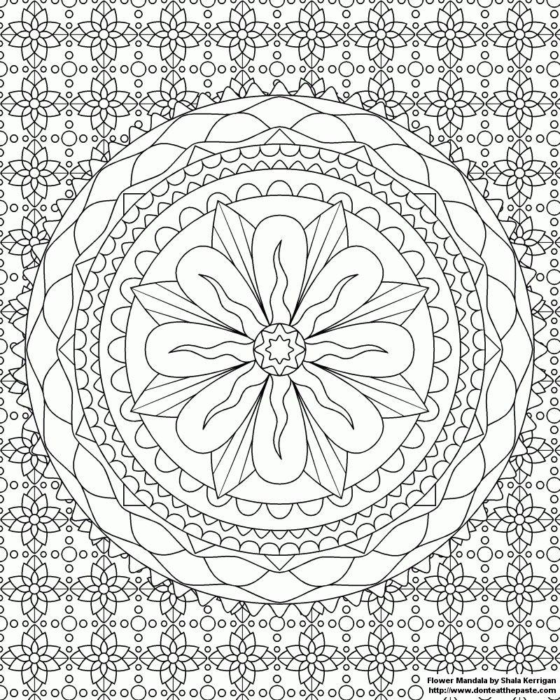 Printable Coloring Mandala Color By Number Online Free Difficult Pages  Download Clipt For Adults Games Pixel – Slavyanka
