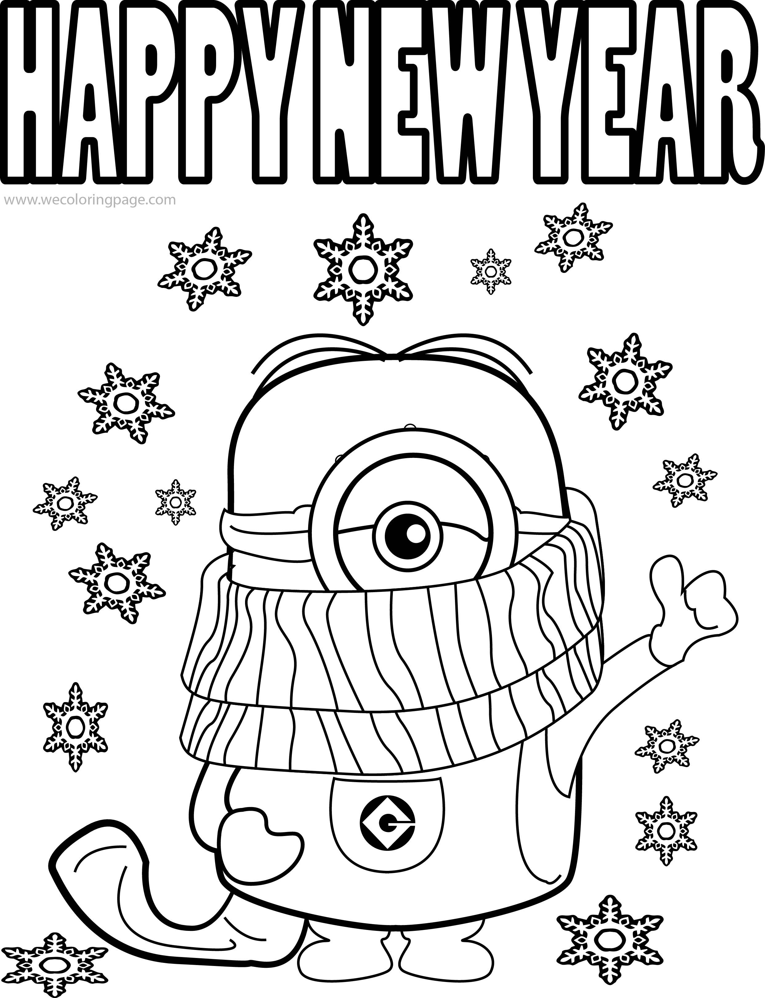 Best Funny Minions Quotes And Picture Cold Weather Happy New Year ... -  Coloring Home