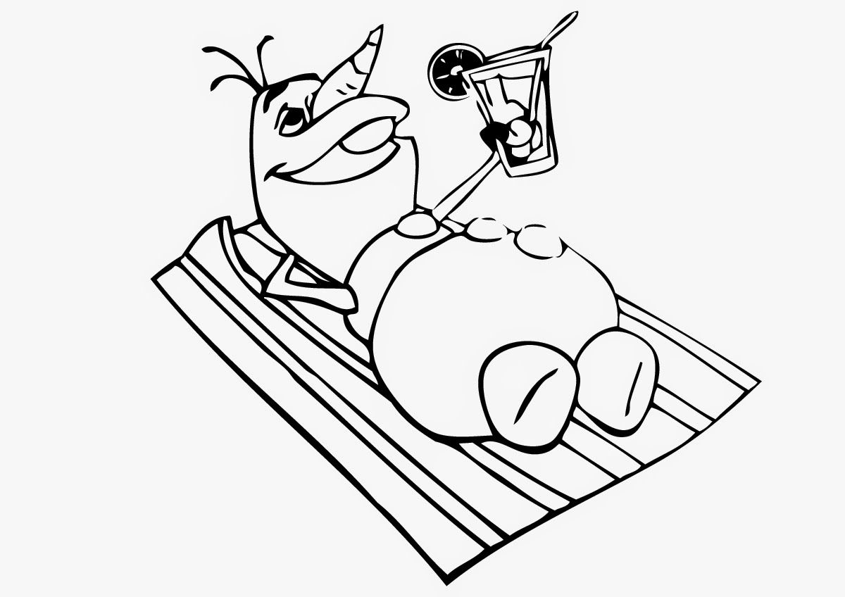 13 Pics of Olaf In Summer Coloring Pages - Olaf From Frozen ...