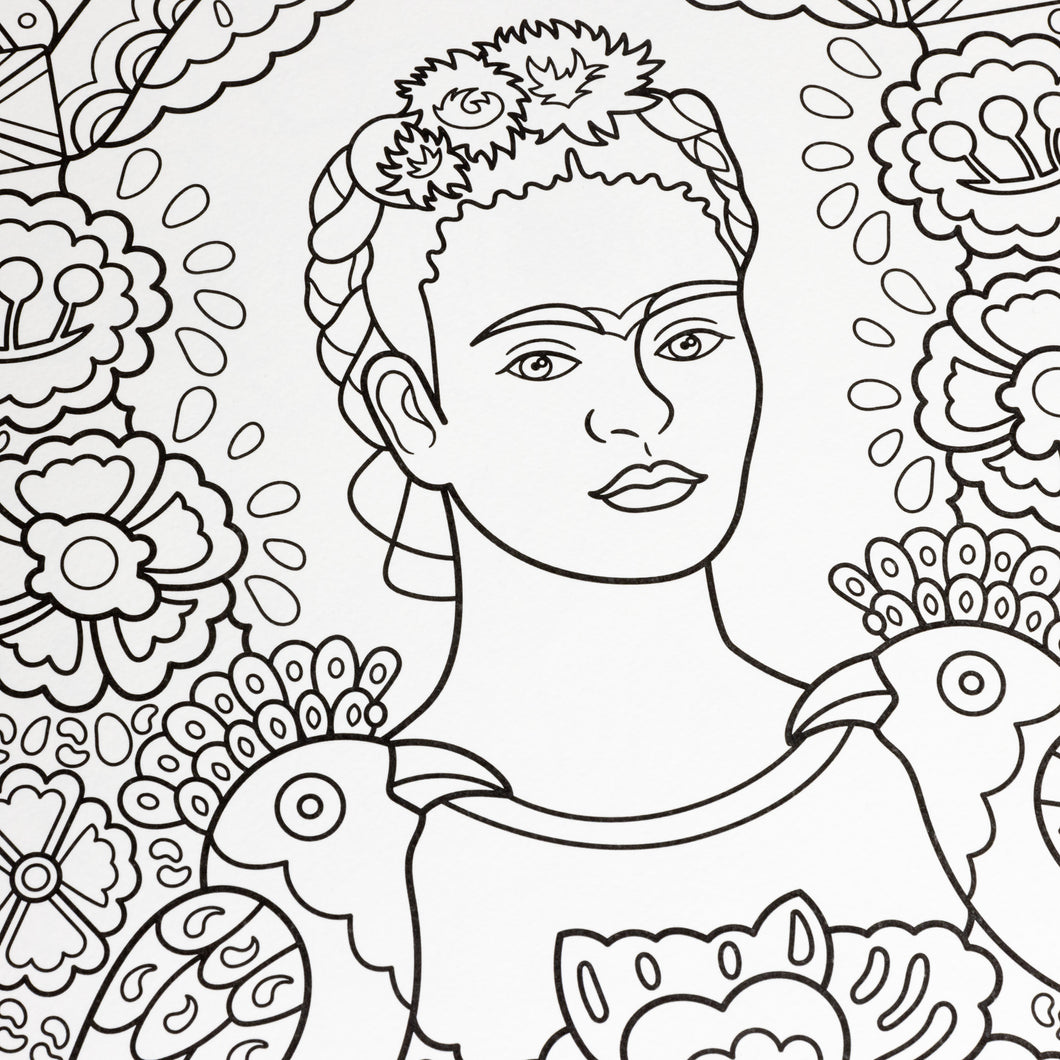 Frida Kahlo - Coloring Book – Today is Art Day