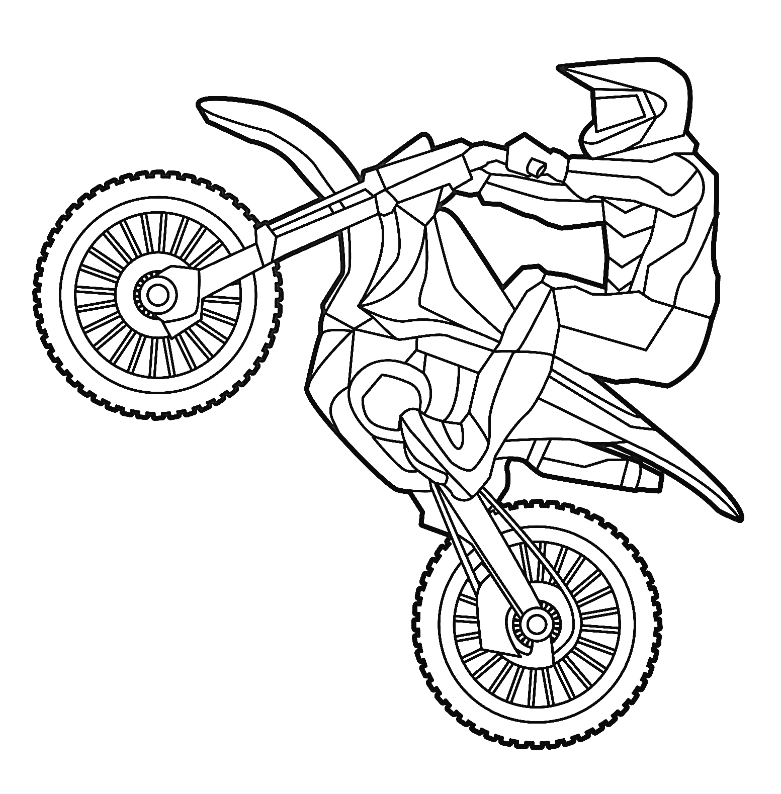 Dirt Bike Coloring Pages - Coloring Pages For Kids And Adults