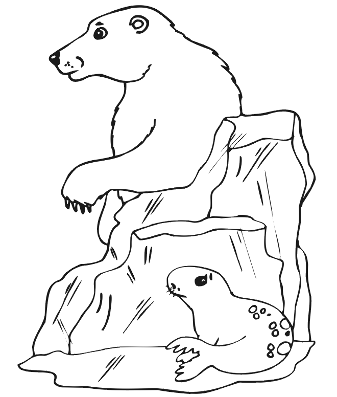 Arctic Animals Coloring Pages To Print - Coloring Pages For All Ages