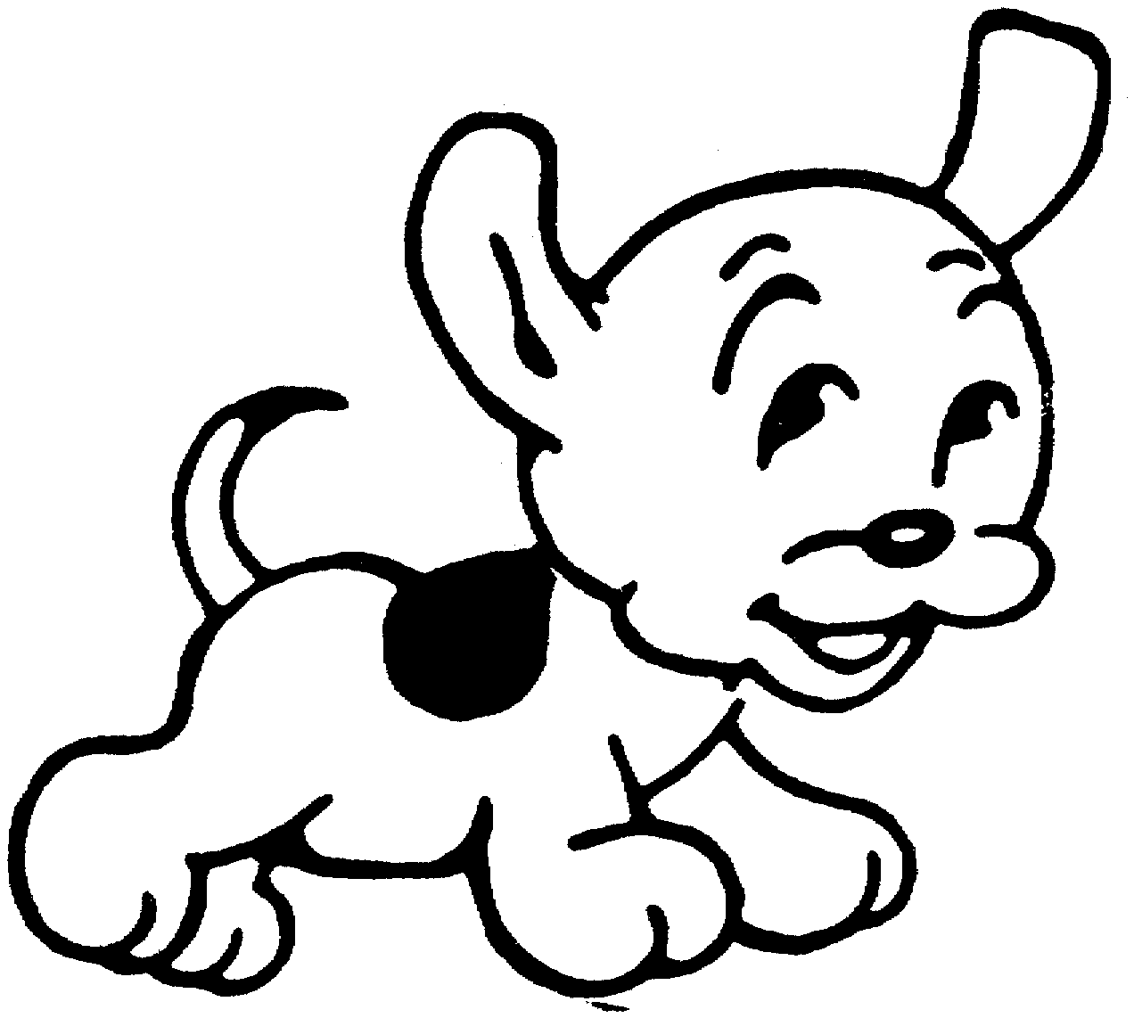 Puppys - Coloring Pages for Kids and for Adults