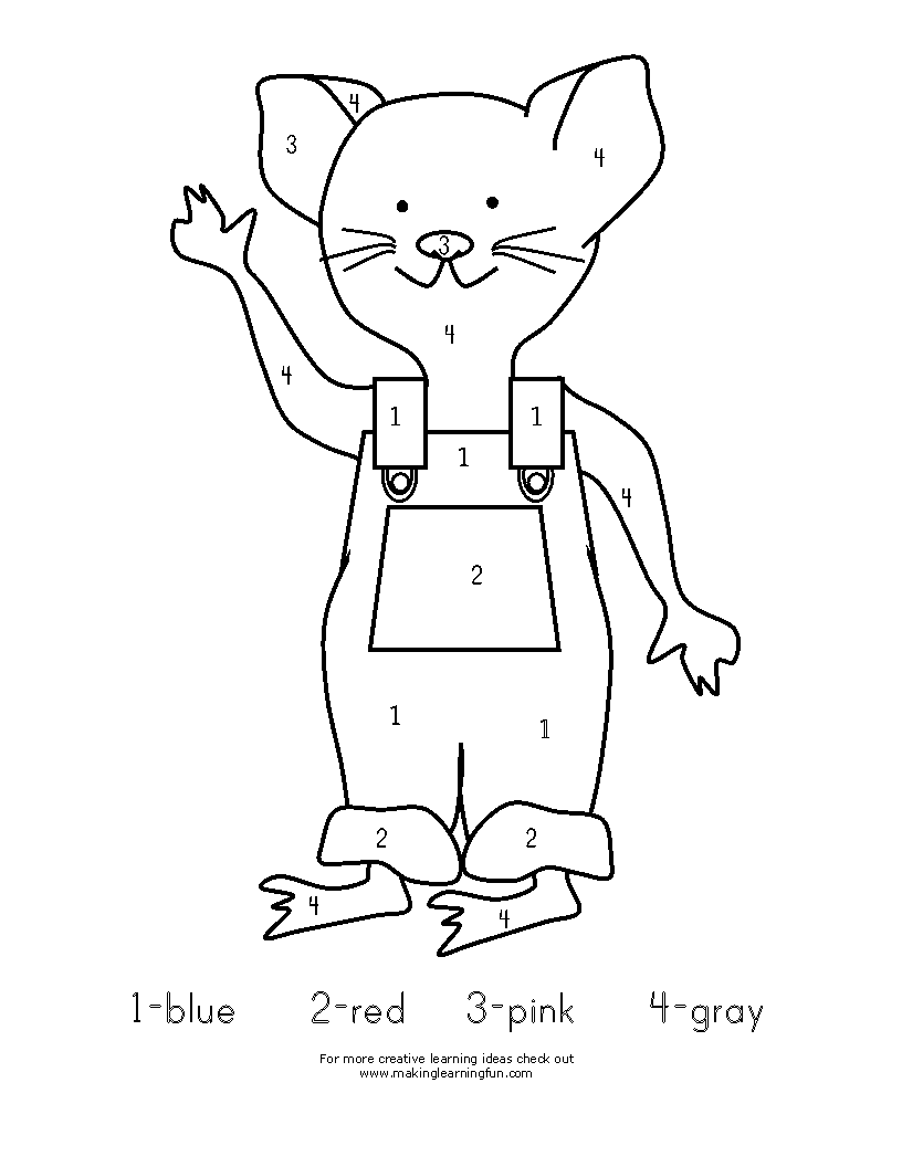If You Take A Mouse To School Coloring Page